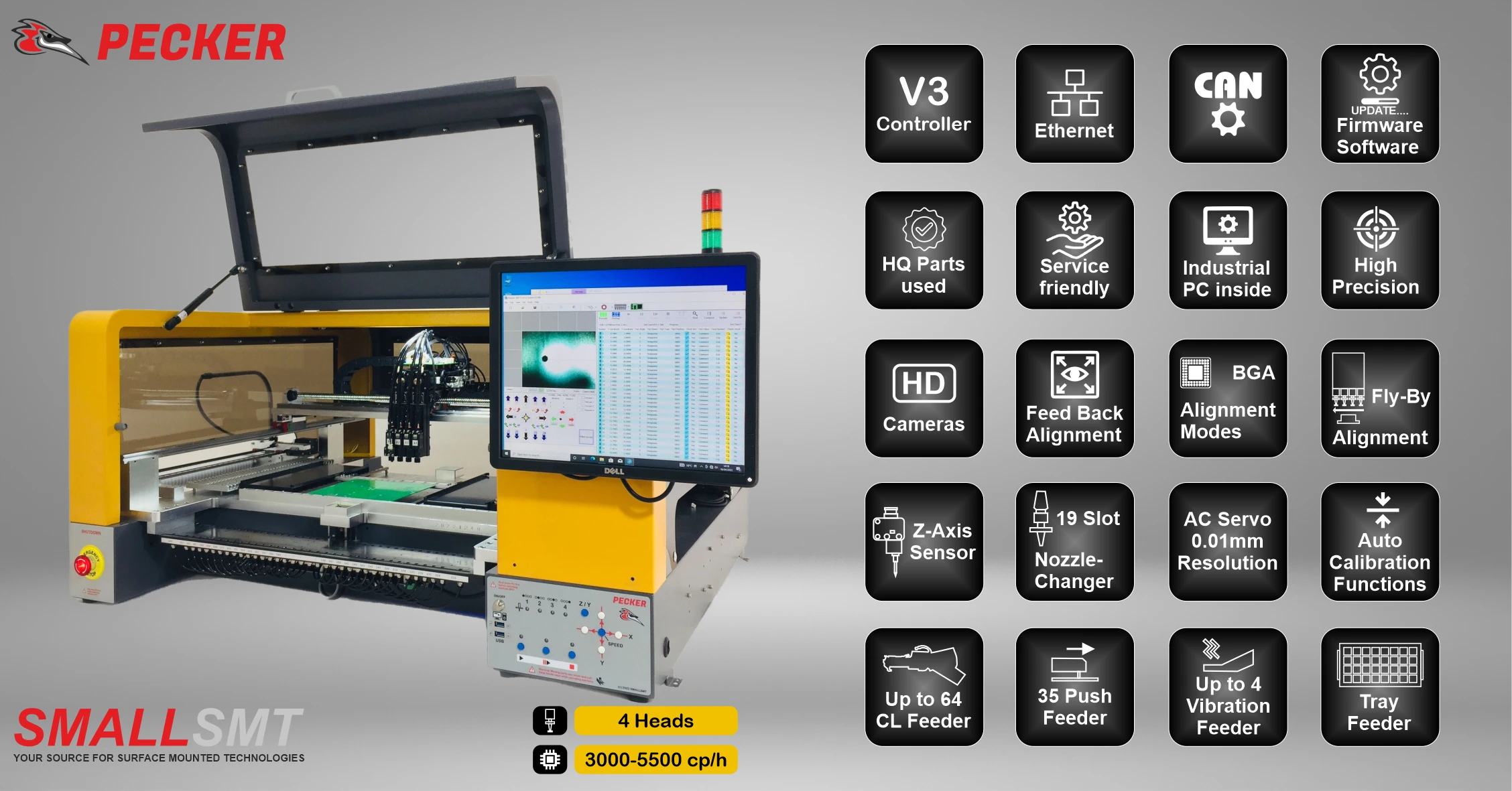 SMALLSMT Pecker Bestückungsautomat SMALLSMT Pecker Bestückungsautomat